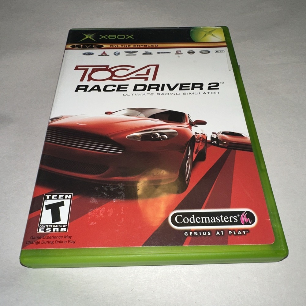 ToCA Race Driver 2 The Ultimate Racing Simulator (Xbox, 2004) Complete CIB
